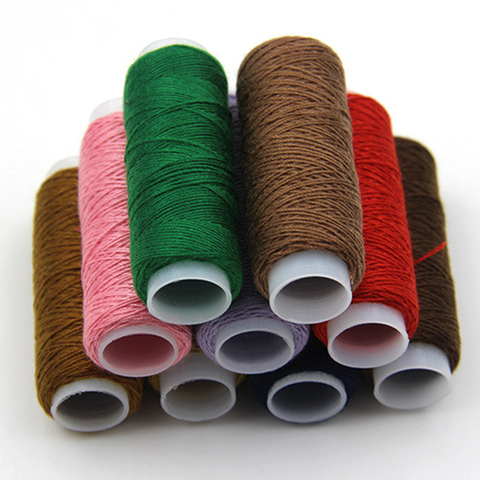 1 lot 2Pieces 20S/3 Denim Sewing Thread Roll, Thick Jeans Canvas Bag White Thread for Sewing 100% polyester Sofa Sewing supplies ► Photo 1/5