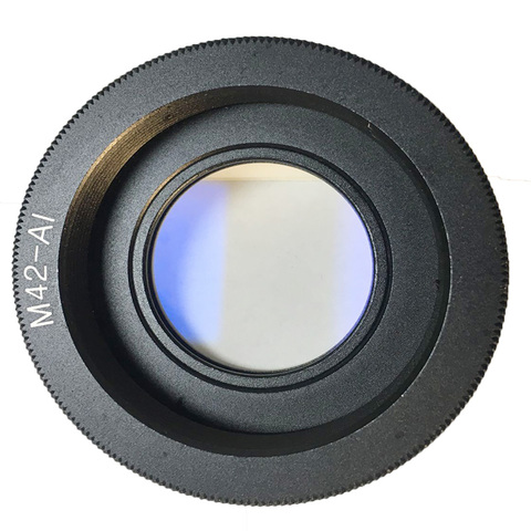 Foleto M42 lens Adapter Ring M42-AI  Glass for M42 lens to Nikon Mount with Infinity Focus Glass DSLR Camera d3100 d3300 d7100 ► Photo 1/6