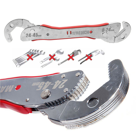 Adjustable Wrench Multi-function Universal Spanner Tool Home Multi Purpose Universal Wrench Multitool Key Universal Hand Wrench ► Photo 1/6