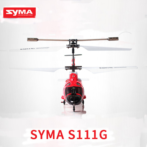 Original SYMA S111G 3.5CH military high simulation remote control helicopter equipped with gyroscope LED light drop helicopter ► Photo 1/6
