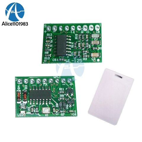 125k Id Card RFID Reader IoT Module RF Low Frequency Serial 9600 TTL Level Board For Arduino Replace EM4095 2270 3.5V 6V ► Photo 1/1