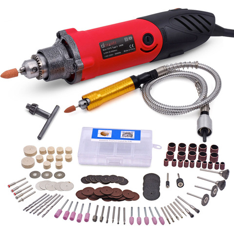 240W Electric Mini Drill Variable Speed Multi-functional Rotary Tools with 141pcs Kit for DREMEL Style With Flexible Shaft ► Photo 1/6