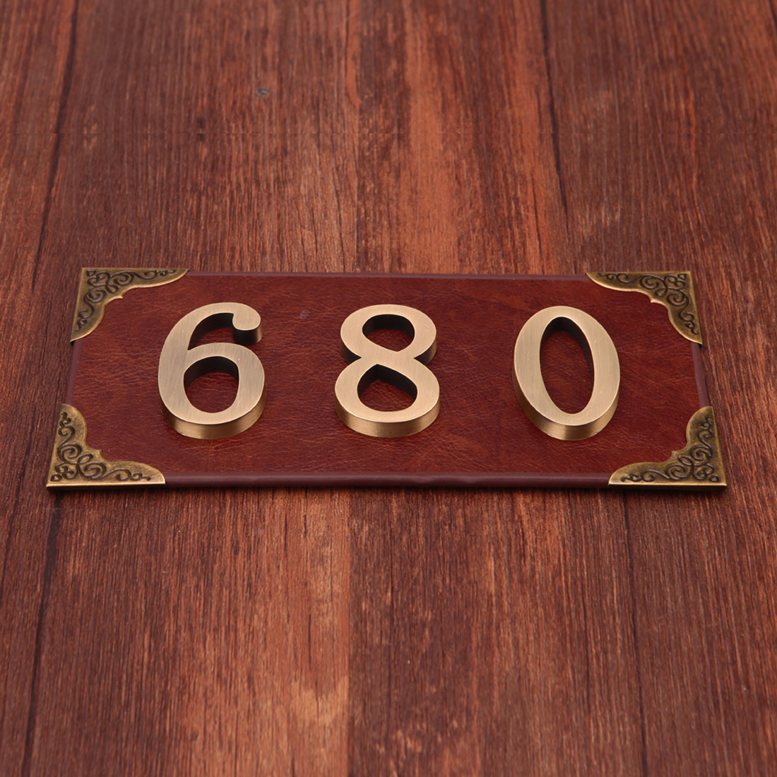 House Hotel Door Address Plaque Number Digits Sticker Plate Sign Plate 0-9 