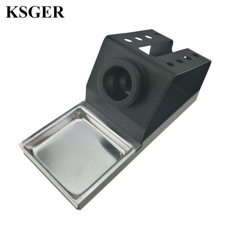 KSGER Soldering Iron Station Stand DIY T12 Holder Welding Iron Tips STC STM32 Metal Handle Aluminum Alloy Tools Repair Phone ► Photo 1/6
