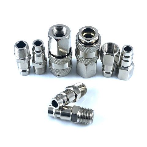 8pcs European Style 1/4''NPT Quick Coupling Male and Female Set Quick Connector Kit Quick Coupler Air Hose Pneumatic Fitting ► Photo 1/6