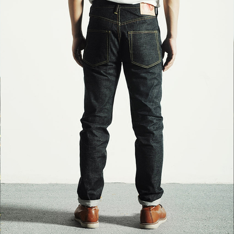 2000T Read Description! Middle Weight Indigo Selvage Unwashed 14oz Pants Unsanforised Thick Raw Denim Jean ► Photo 1/1