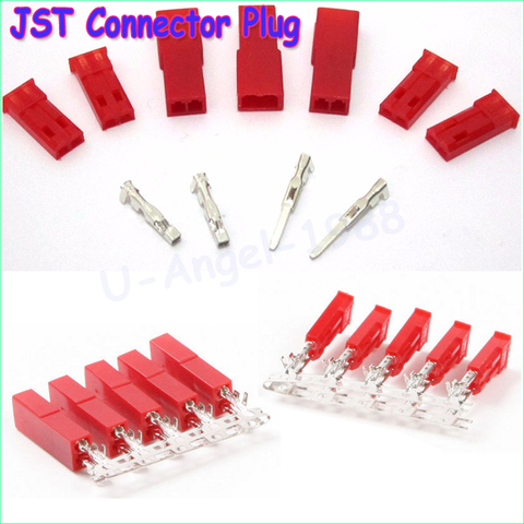 50 sets/lot JST 2P Connector Plug Jack 2-Pin Female Male Crimps rc battery connector car auto motorcycle ship electrical spare ► Photo 1/5