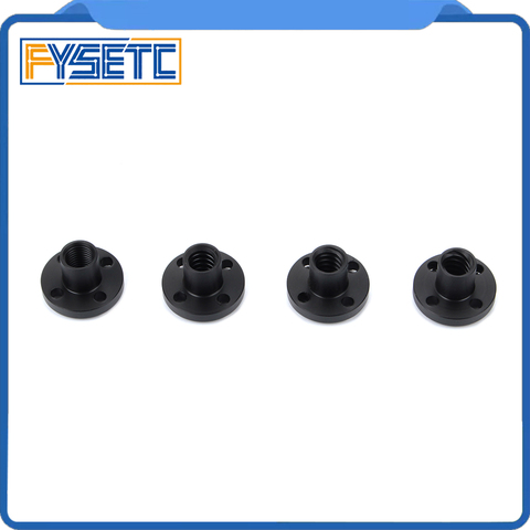 4pcs 3D Printer Z Axis Trapezoid Motor Screw Nuts T8 Nut Trapezoidal Screw Nut POM Nut Lead 1mm 2mm 4mm 8mm  for Lead Screw ► Photo 1/1