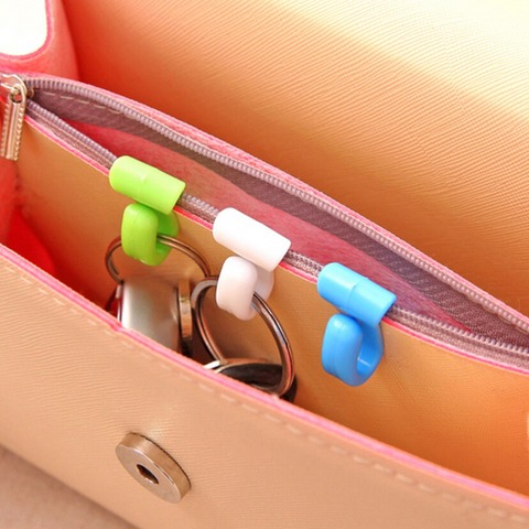 2 pcs Practical Anti Lost Key Clips Key Holder Built-in Bag Inner Hooks hot sale ► Photo 1/6
