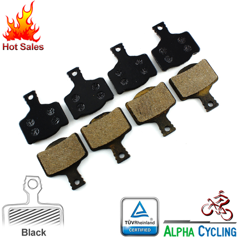 Bicycle Disc Brake Pads for Magura MT2 MT4 MT6 MT8 Disc Brake, 4 Pairs, Resin Black ► Photo 1/4