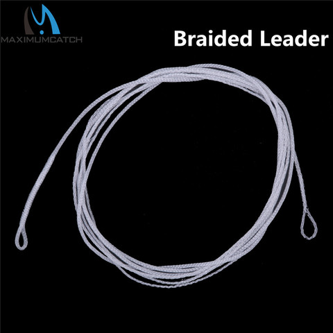 Maximumcatch Braided leader Line 6ft/10ft 20lb 2pcs Floating Leader Fishing Line with 2 Loops ► Photo 1/3