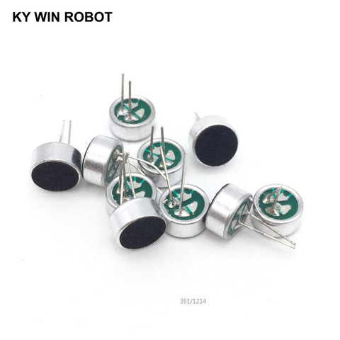 10 PCS/LOT 9x4.5mm 9745 Microphone Electret Microphone with 2 pin pick-up ► Photo 1/6