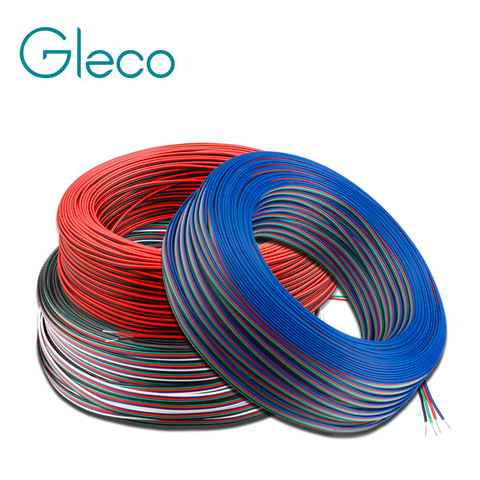 1m/5m/10m Extension Wire Cable 2PIN 3PIN 4PIN 5PIN LED connector Electric wire 22AWG For Single color LED strip RGBW RGB ► Photo 1/6
