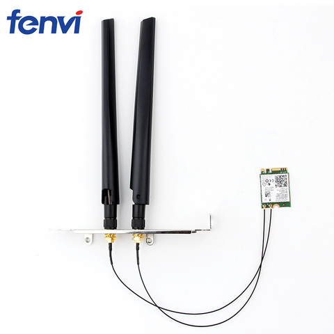 1730Mbps Wireless 9260NGW Wifi Desktop Kit Pigtail Cable Antenna for NGFF/M.2 7265NGW 8265NGW 9260AC Wi-Fi Card Wireless Adapter ► Photo 1/6