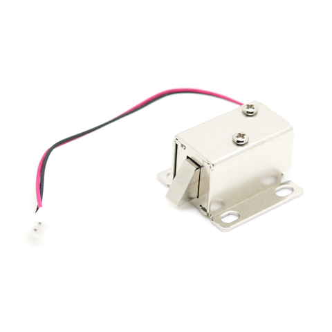 DC 5V-6V/DC 12V Mini Small Size Solenoid Electromagnetic Electric Control Cabinet Drawer Lock for DIY Project ► Photo 1/6