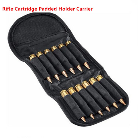 Mizugiwa Folding handgun cartridge carrier 12 Rifle Shells Rifle Cartridge Carrier Case Rifle Ammo Bag Hunting Bullet Holder ► Photo 1/6