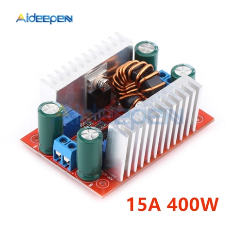 DC 400W 15A Step-up Boost Converter Constant Current Power Supply LED Driver 8.5-50V to 10-60V Voltage Charger Step Up Module ► Photo 1/6