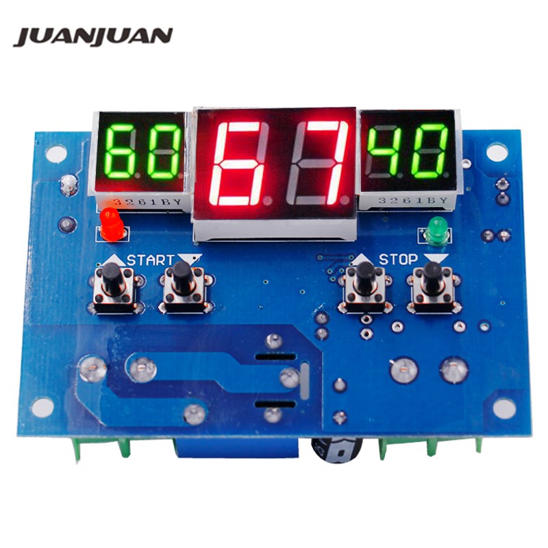 DC12V Thermostat Intelligent Digital Thermostat Temperature Controller with NTC Sensor W1401 Led Display