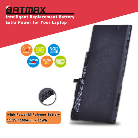 CM03XL Battery for HP EliteBook 840 845 850 740 745 750 G1 G2 Series 717376-001 CM03050XL CO06 CO06XL E7U24AA HSTNN-IB4R HSTNN-D ► Photo 1/6