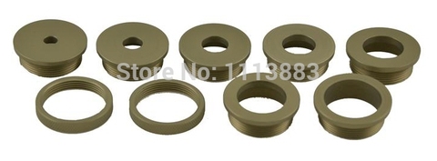 7PCS Zero Clearance Router Ring Set + 2PCS Locknuts ► Photo 1/5