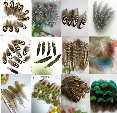 2022new, 20 pieces / pack of high quality natural pheasant feathers, diy handicraft jewelry accessories ► Photo 1/6
