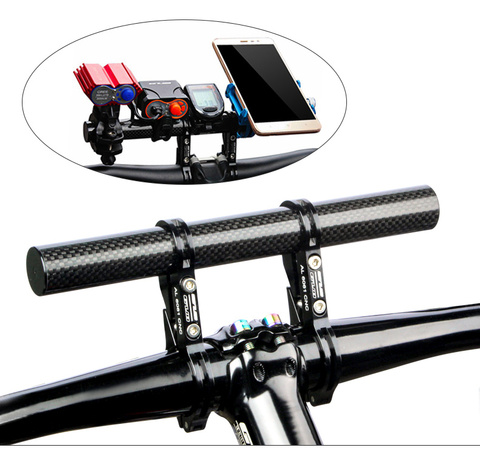 GUB G-202 G202Handlebar Extended Carbon Bike Bicycle extension Extension for Handlebar Extended Bracket Bike Headlight stand ► Photo 1/6