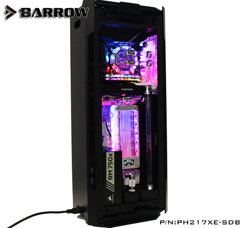 Barrow PH217XE-SDB, Waterway Boards For Phanteks 217XE Case, For Intel CPU Water Block & Single GPU Building ► Photo 1/4