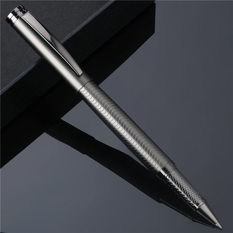 Stainless Steel Metal Ballpoint Pen Pencil Student Office Writing Business 