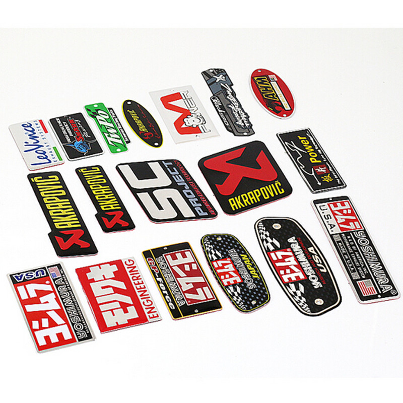 Series Stickers Sticker Akrapovic for High Temperatures (6 Pieces)