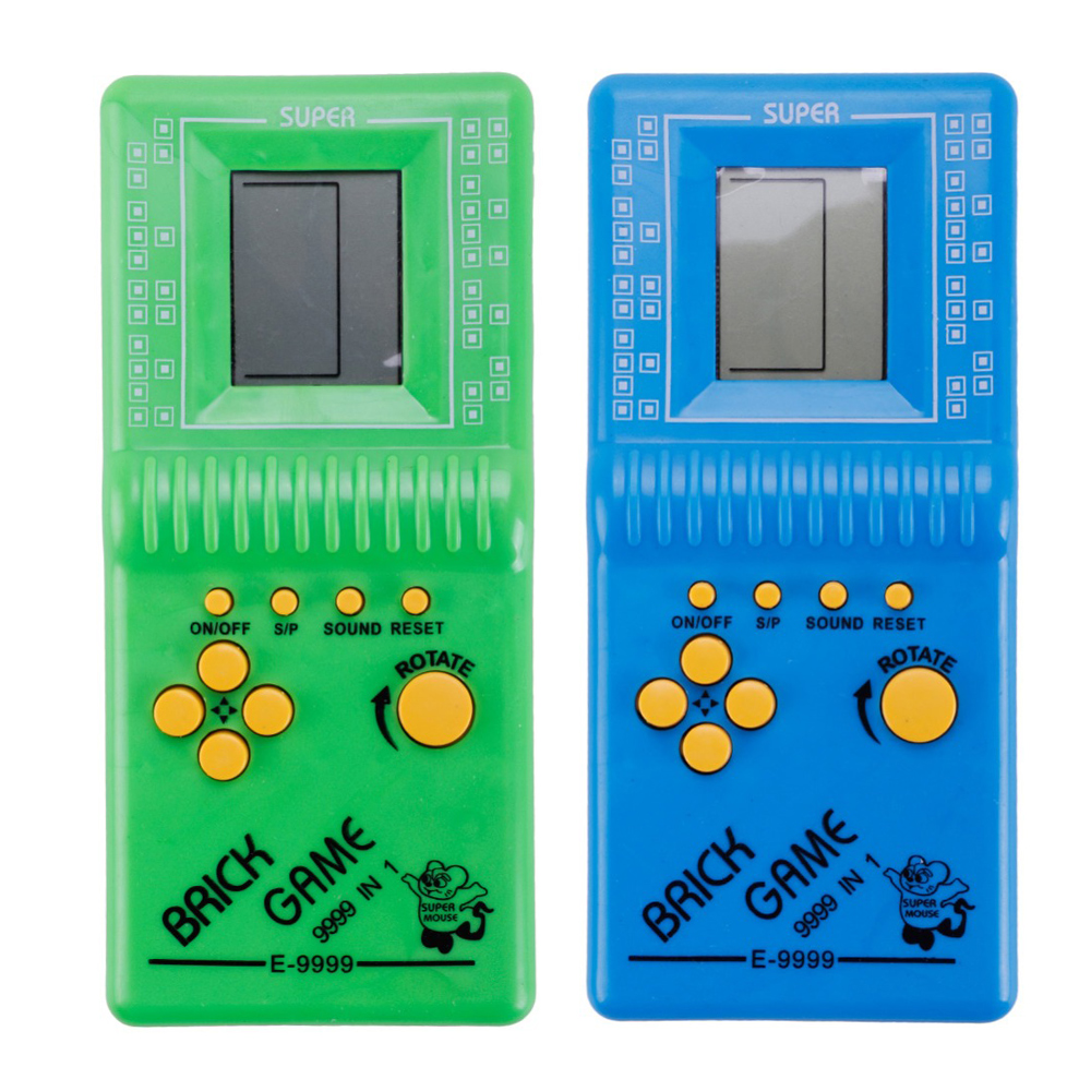 LCD Game Electronic Vintage Classic Tetris Brick Handheld Arcade Pocket Toys 