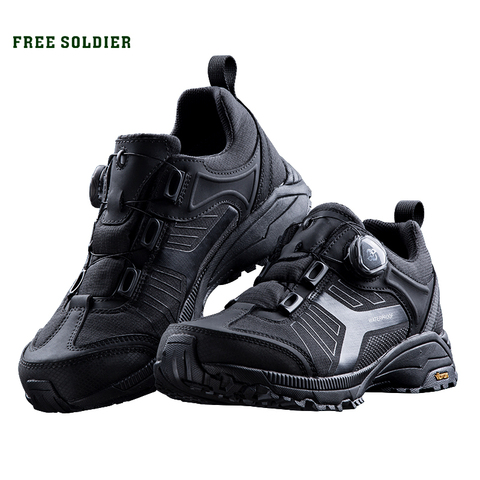 Free Soldier Black Panther Low Army Fan Tactical Boots Male Outdoor Non-slip Waterproof Breathable Mountain Hiking Shoes ► Photo 1/6