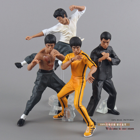 Bruce Lee King of Kung Fu PVC Action Figures Collection Toys 4pcs/set New in Box ► Photo 1/6