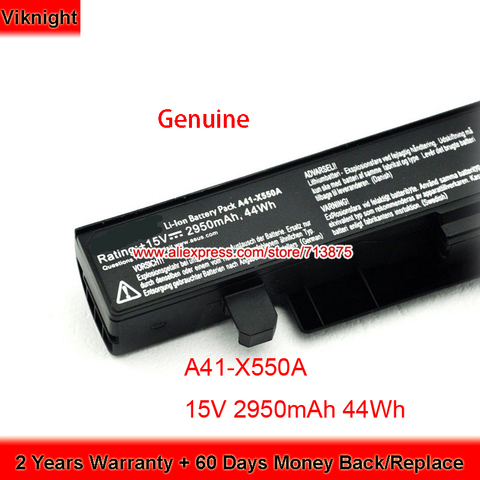 Original 15V 44Wh X450 X550 A41-X550 Battery for Asus X550C A41-X550A X550J  X550 X550D X550B X550V X550CA X550JX X450C A550JK - Price history & Review