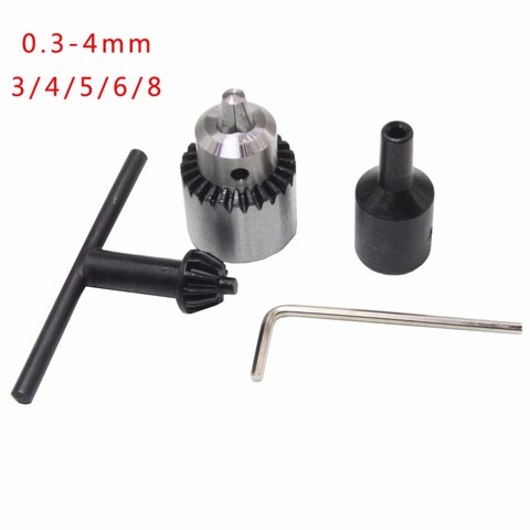 Mini Drill Press Applicable To Motor Shaft Connecting Rod 4/5/6/8 mm+Hot Electric Drill Grinding Mini Drill Chuck Key Keyless Dr ► Photo 1/1