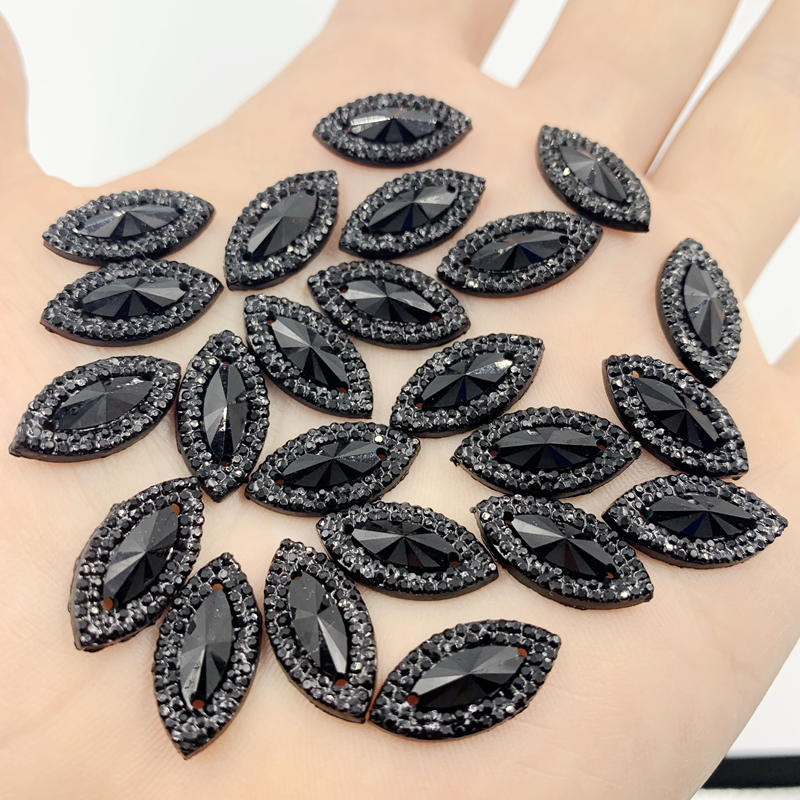Horse Eye Rhinestones Resin Strass Crystal Stone Clothes Craft Accessories  200pc