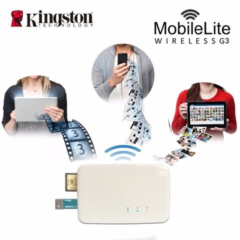 Kingston Multifunction wifi transmitter Wireless card reader data sharing device It can be used as a mobile backup power source ► Photo 1/5