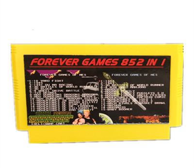 FOREVER DUO GAMES OF 852 in 1 (405+447) Game Cartridge for 60Pins game Cart, total 852 games 1024MBit Flash Chip in use ► Photo 1/5
