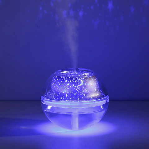 Star Projector Lamp Humidifier 500ML USB Aroma Diffuser Ultrasonic Mist Maker LED Night Light for Home Air Humidifier ► Photo 1/6