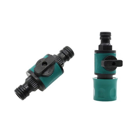 16mm Joint 1/2 Inch To 16mm Quick connector With Valve Garden Irrigation System Fast couplings Accessories Garden Supplies 1 Pcs ► Photo 1/5