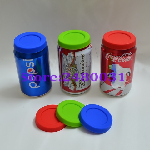 Food grade Silicone lids for coke cans and beer can,Eco-friendly lids for pop cans,dust proof lids for SODA can plumyl ► Photo 1/6