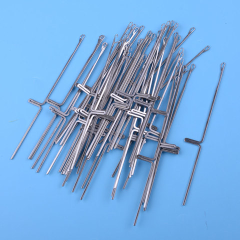 50pcs Knitting Machine Needles Fit For Silver Reed Studio Singer Empisal Knitmaster Ribbing Attachment SRP50 SRP60 SRP60N Parts ► Photo 1/3