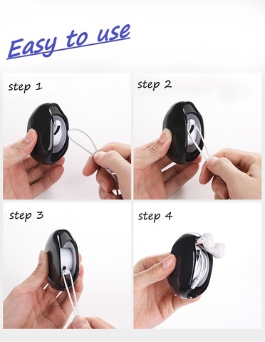 Auto Cable Cord Wire Organizer Bobbin Winder Smart Wrap Cable Organizer Protector Management For Headphone Earphones USB Cable ► Photo 1/5