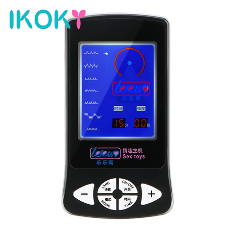 IKOKY Electric Shock Host Therapy Massager Electro Stimulation Medical Themed Toys Sex Toys for Couples Adult Products ► Photo 1/6