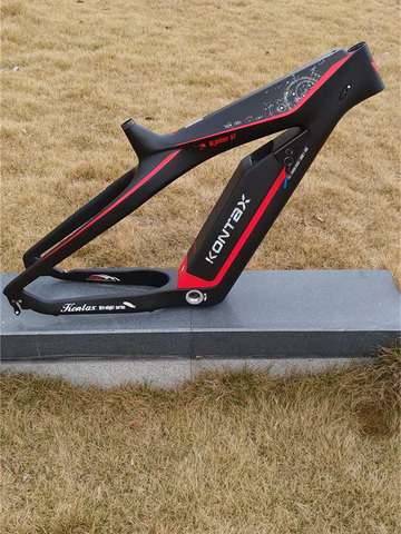 Snow carbon bicycle 26*4.0 tires Electric bicycle frame Fat bike bicycle accessories electric snow bike ► Photo 1/6