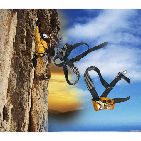 Adults Left Right Foot Ascender Tree Rigging Arborist Caving Safety Equipment Anti-dropping Protector Climbing Accessory ► Photo 1/5