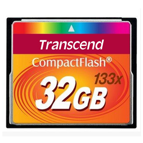 Original Transcend High Quality Professional Memory Card 32GB 16GB 8GB 4GB 2GB 1 SLC High Speed CF Card 133x Compact Flash Card ► Photo 1/6