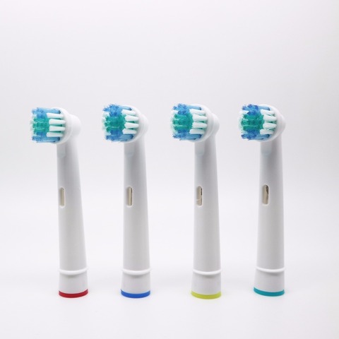 4pcs Replacement Brush Heads For Oral B Rotation Type Electric Toothbrush Replacement heads/ Pro Health/Triumph/ Advance Power ► Photo 1/4