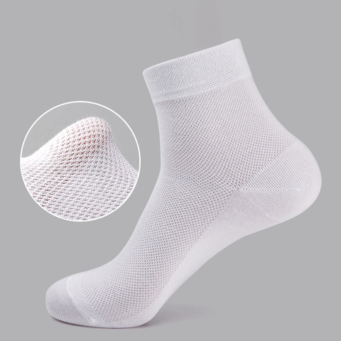 5 pairs/lot Summer Men mesh Cotton Socks Men Brand Casual Business Dress Clothing Socks For Men Women Short Socks Breathable sox ► Photo 1/6