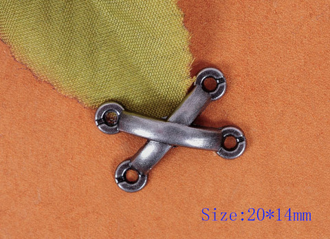 20*14mm Biker Dome X Shape Rivet Studs Tacks For DIY Leathercraft Jacket Bangle ► Photo 1/6