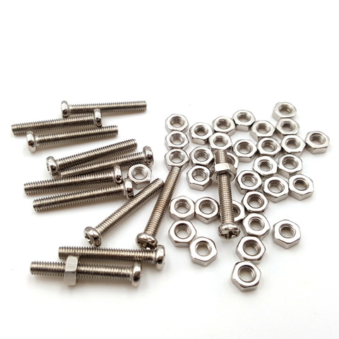 50PCS/LOT M2 M2.5 M3 X 6MM 10MM 20MM Screws Hexagon Nuts for DIY Household Daily Use ► Photo 1/5
